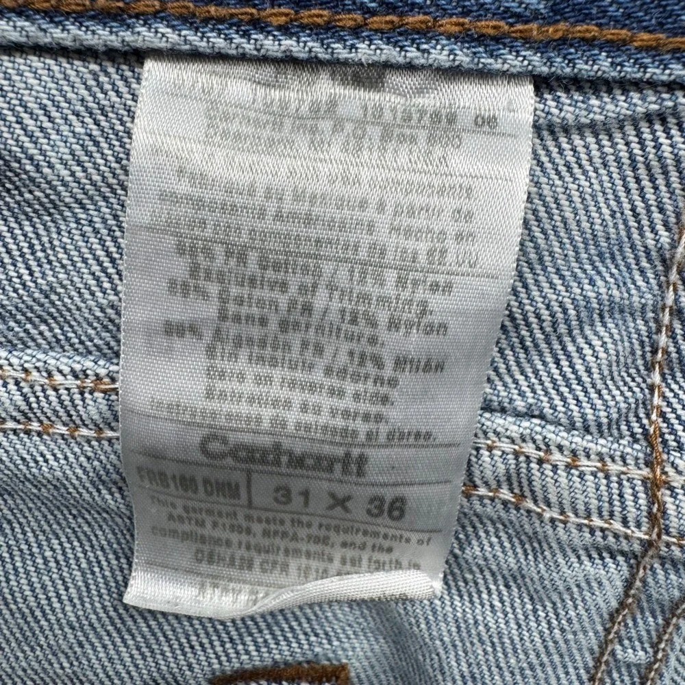 Carhartt FR Denim Shorts Mens 31 x 8